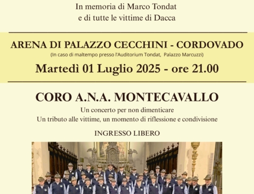 Concerto in memoria di Marco Tondat e delle vittime di Dacca